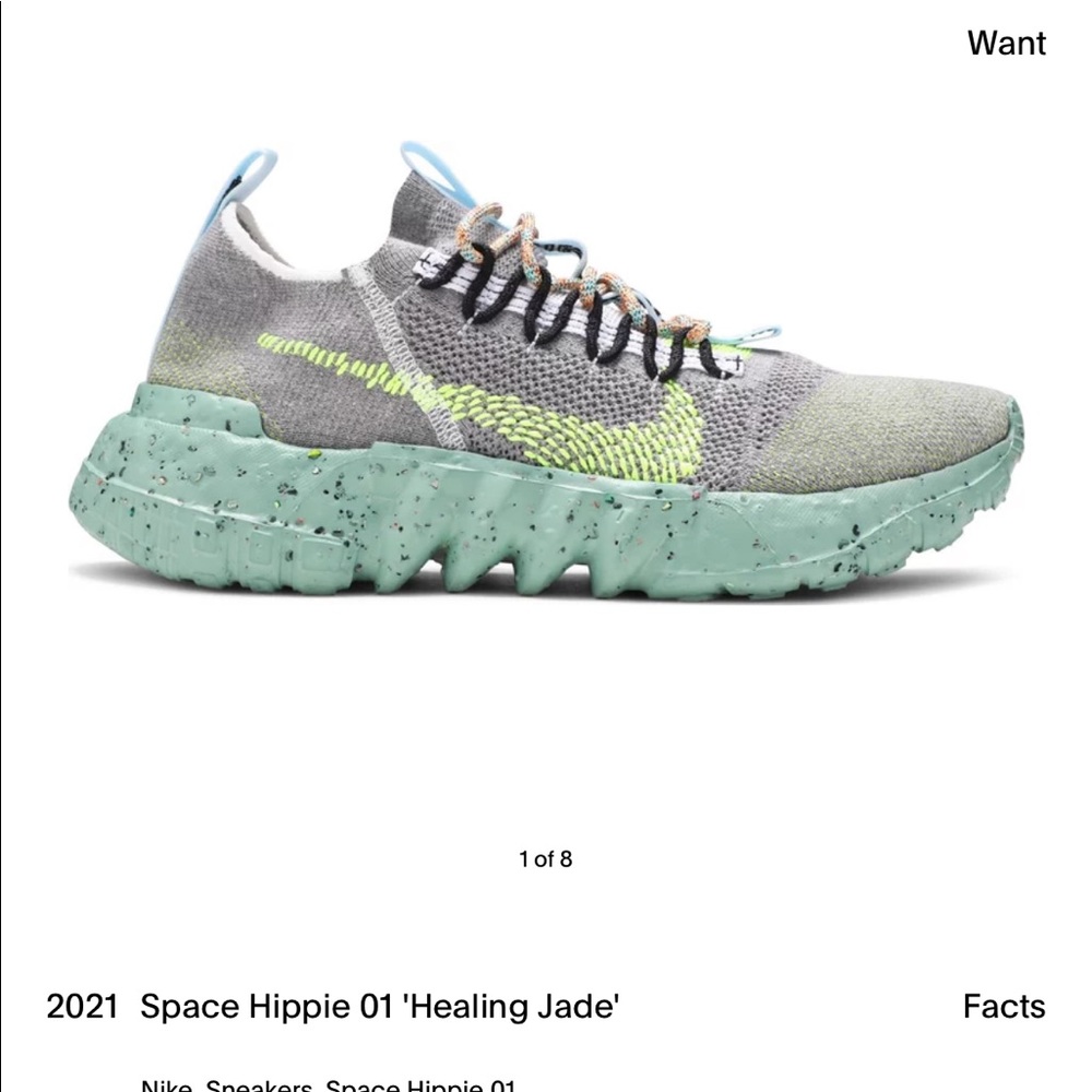 2021
Space Hippie 01 'Healing Jade' Nikes